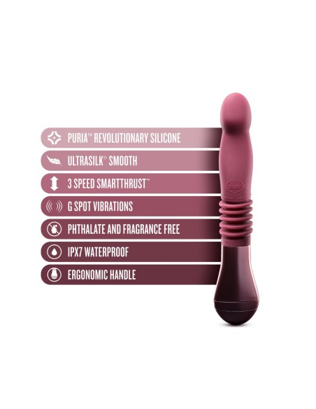 TEMPTASIA TRIXIE EMPUJADOR DILDO VINO