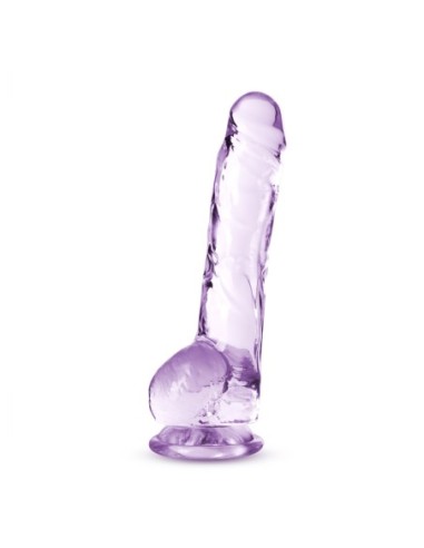 NATURALMENTE TUYO DILDO CRISTALINO AMATISTA DE 8 PULGADAS