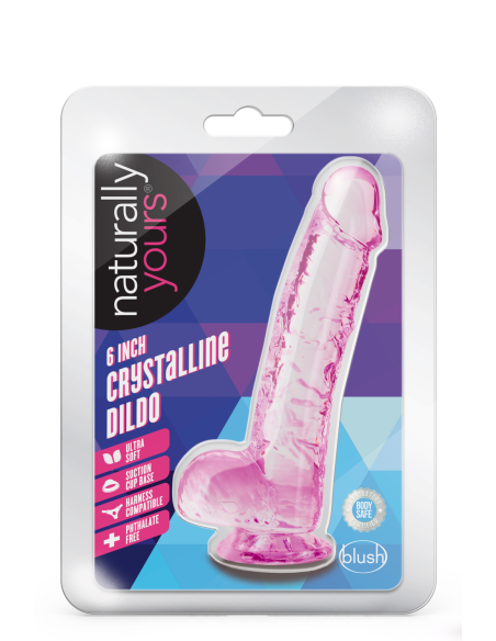 NATURALMENTE TUYO ROSA CRISTALINA DE 6 PULGADAS