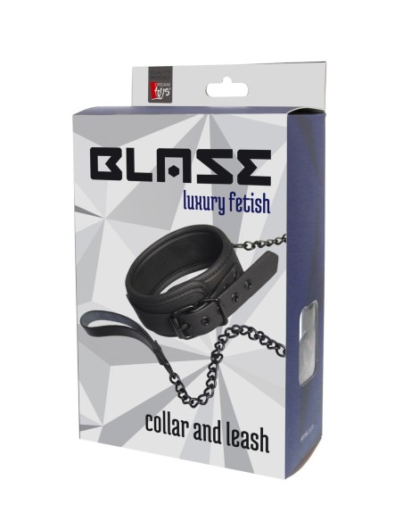 COLLAR Y CORREA BLAZE NEGRO