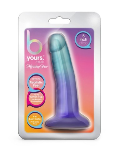 B YOURS MORNING DEW 5 PULGADAS DILDO ZAFIRO