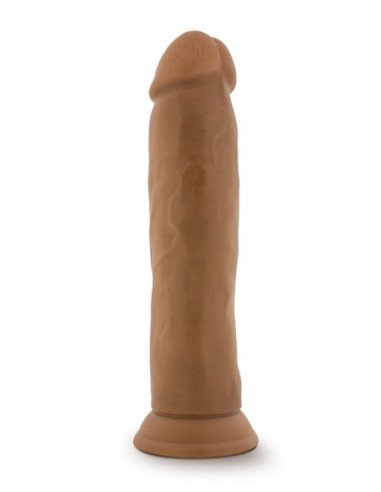 DR. PIEL SILICONA DR. HENRY DILDO DE 9 PULGADAS CON VENTOSA MOCA