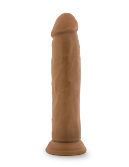 DR. PIEL SILICONA DR. HENRY DILDO DE 9 PULGADAS CON VENTOSA MOCA