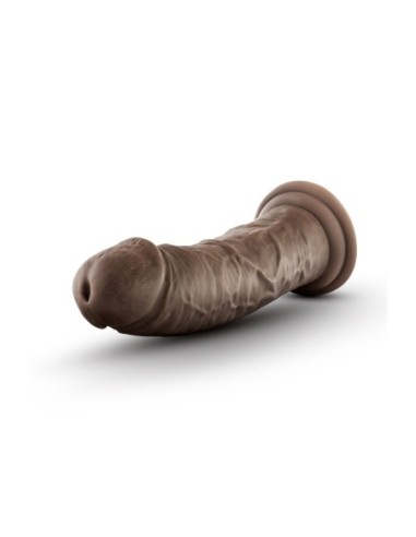 DR. PIEL SILICONA DR. PASTOR DILDO 8 PULGADAS CON VENTOSA CHOCOLATE