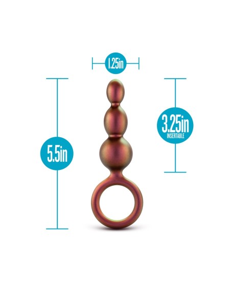 ANAL ADVENTURES MATRIX CUENTAS LOOP PLUG COBRE