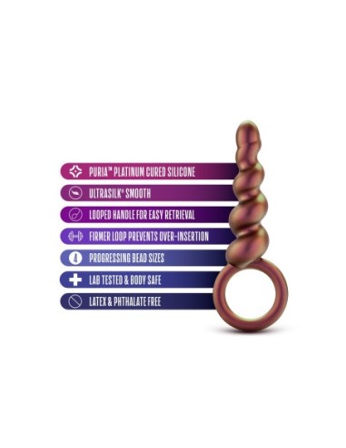 ANAL ADVENTURES MATRIX DUO LOOP PLUG COBRE