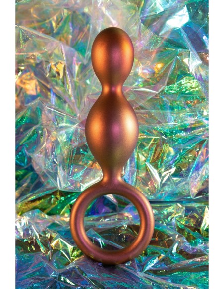 ANAL ADVENTURES MATRIX DUO LOOP PLUG COBRE