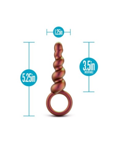 ANAL ADVENTURES MATRIX ESPIRAL LOOP PLUG COBRE