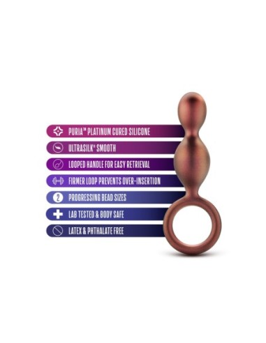 ANAL ADVENTURES MATRIX ESPIRAL LOOP PLUG COBRE