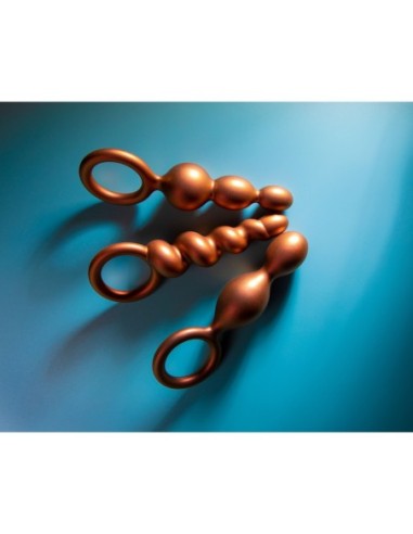 ANAL ADVENTURES MATRIX ESPIRAL LOOP PLUG COBRE