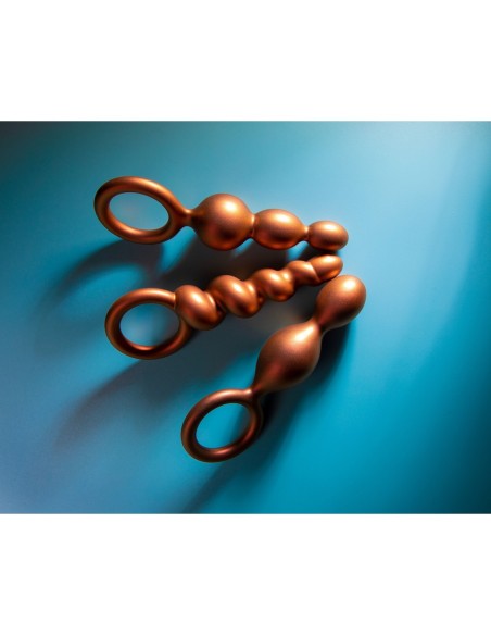 ANAL ADVENTURES MATRIX ESPIRAL LOOP PLUG COBRE