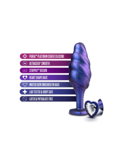 ANAL ADVENTURES MATRIX BUMPED BLING PLUG ZAFIRO