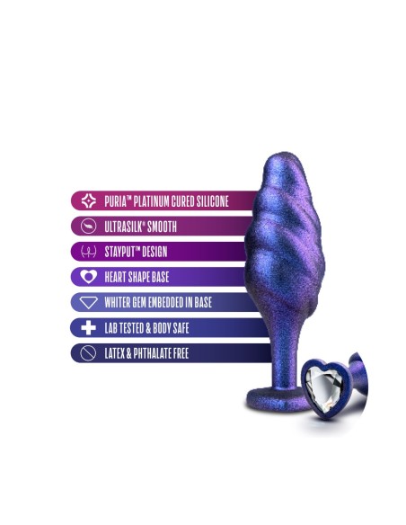 ANAL ADVENTURES MATRIX BUMPED BLING PLUG ZAFIRO