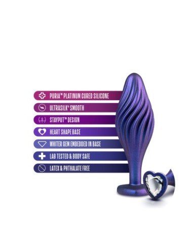 ANAL ADVENTURES MATRIX SWIRLING BLING PLUG ZAFIRO