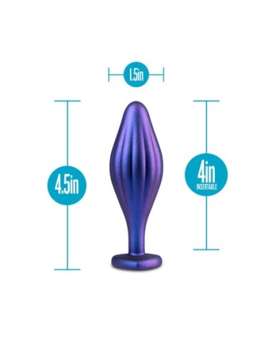 ANAL ADVENTURES MATRIX ONDULADO BLING PLUG ZAFIRO