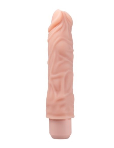 DR. PIEL SILICONA DR. DILDO VIBRADOR DAVID 8 PULGADAS BEIGE