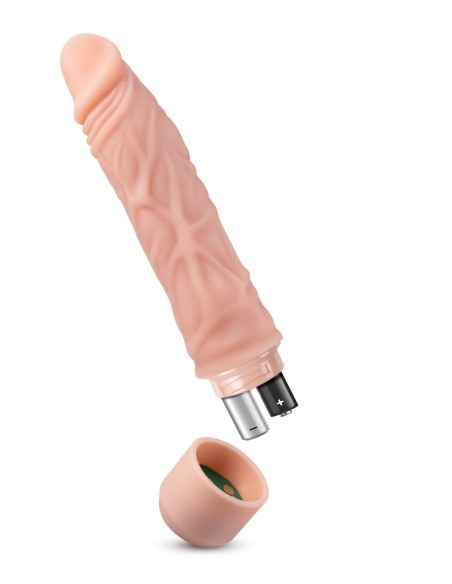 DR. PIEL SILICONA DR. DILDO VIBRADOR DAVID 8 PULGADAS BEIGE