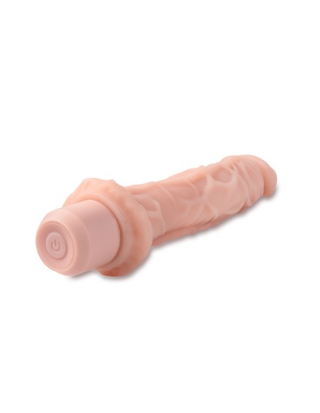 DR. PIEL SILICONA DR. RICHARD CONSOLADOR VIBRADOR 9 PULGADAS BEIGE
