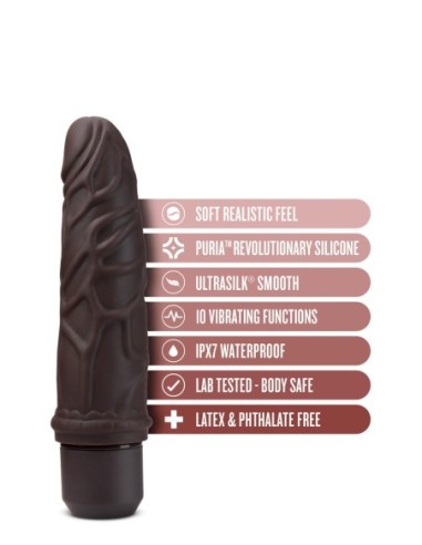 DR. PIEL SILICONA DR. ROBERT DILDO VIBRADOR 7...