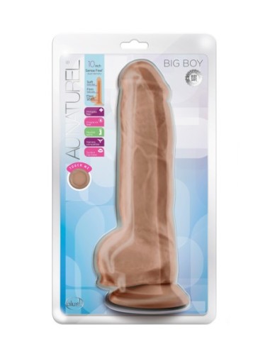 AU NATUREL BIG BOY 10 PULGADAS DILDO MOCA