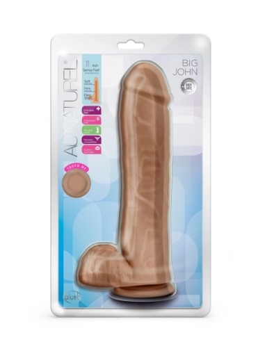 AU NATUREL BIG JOHN 11 PULGADAS DILDO MOCA