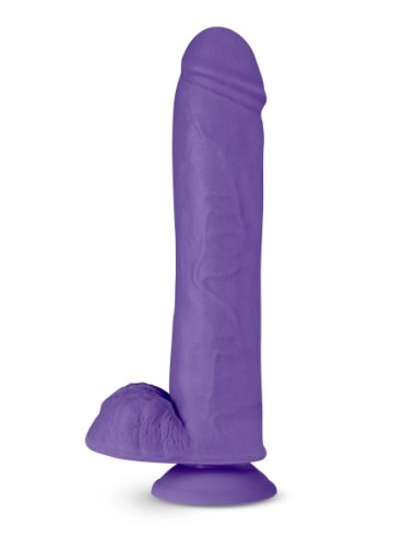 AU NATUREL BOLD BIG JOHN DILDO DE 11 PULGADAS PÚRPURA