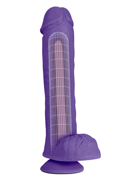 AU NATUREL BOLD BIG JOHN CONSOLADOR DE 11 PULGADAS PÚRPURA