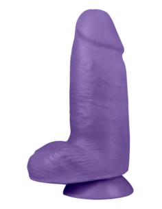 AU NATUREL ATREVIDO CONSOLADOR CHUB DE 10 PULGADAS PÚRPURA 2