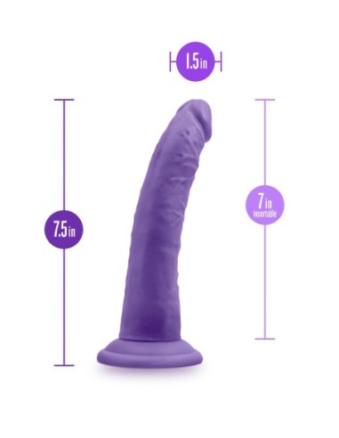 AU NATUREL BOLD JACK 7 PULGADAS DILDO MORADO