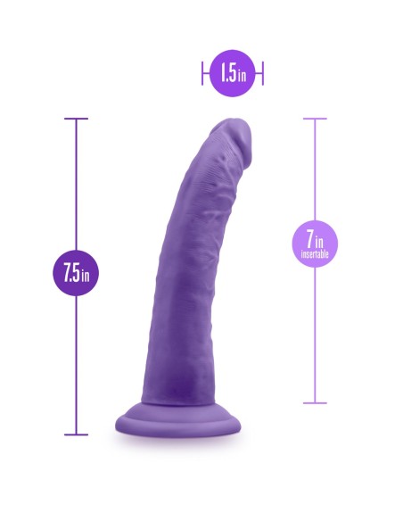 AU NATUREL BOLD JACK 7 PULGADAS DILDO MORADO