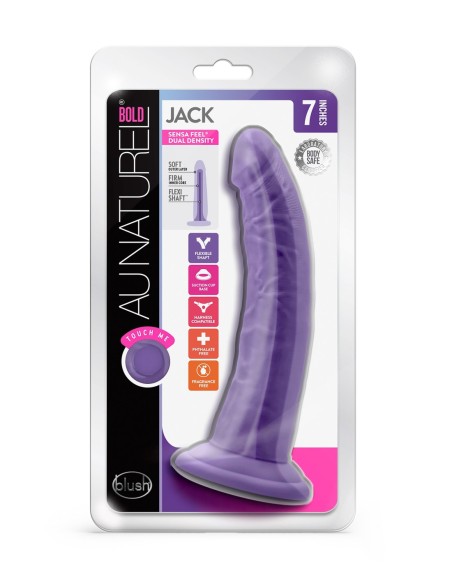 AU NATUREL BOLD JACK 7 PULGADAS CONSOLADOR MORADO
