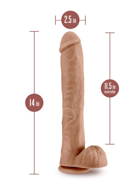 AU NATUREL DADDY 14 PULGADAS CONSOLADOR MOCA