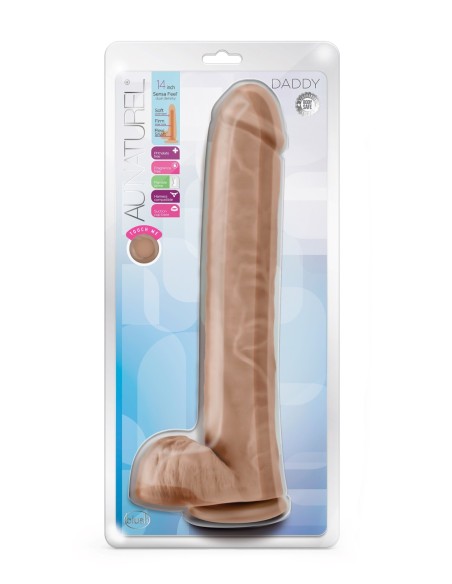 AU NATUREL DADDY 14 PULGADAS DILDO MOCA