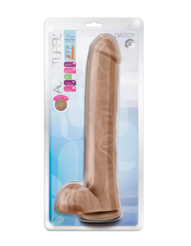 AU NATUREL DADDY 14 PULGADAS DILDO MOCA