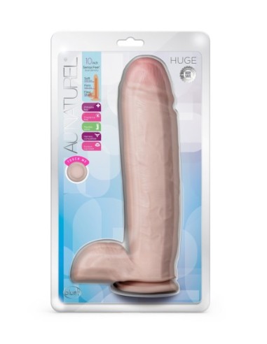 AU NATUREL ENORME DILDO VAINILLA DE 10 PULGADAS