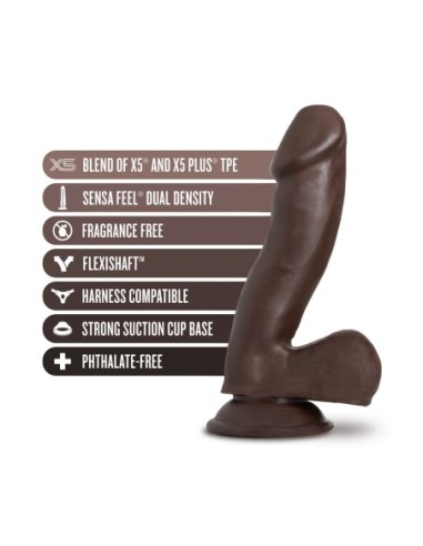 AU NATUREL TROY CONSOLADOR DE 6 PULGADAS CHOCOLATE