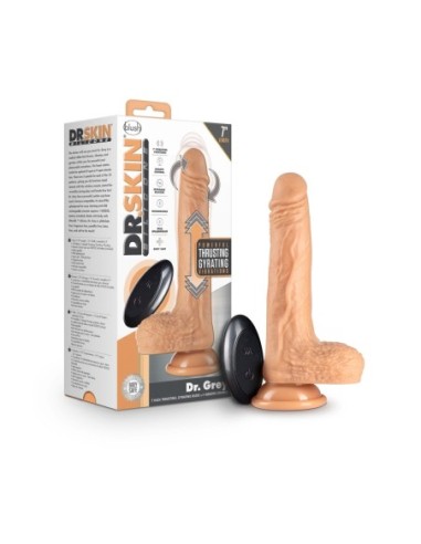 DR. PIEL SILICONA DR. DILDO GRIS DE 7 PULGADAS...