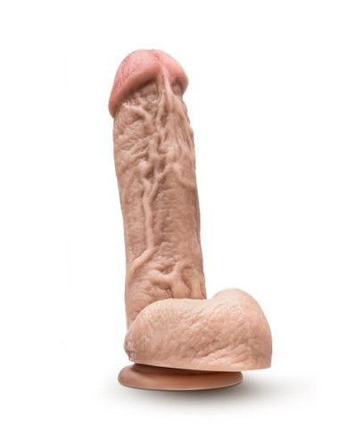 DR. PIEL SR. DILDO 8,5 PULGADAS CON BOLAS BEIGE