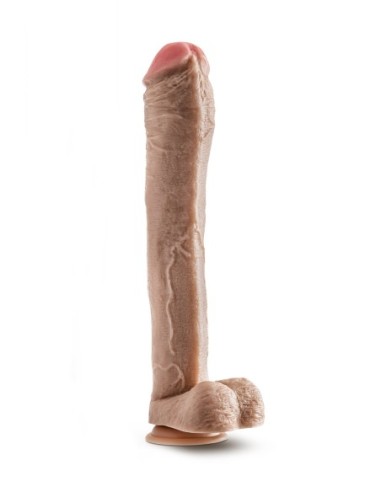 DR. PIEL SR. ED DILDO 13 PULGADAS CON BOLAS BEIGE