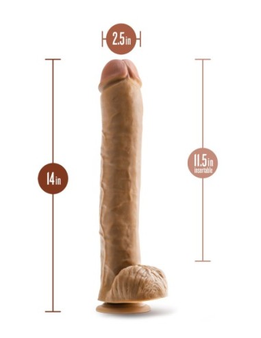 DR. PIEL DR. MICHAEL DILDO DE 14 PULGADAS CON...