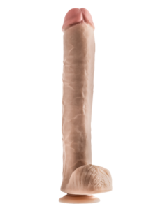 DR. PIEL DR. DILDO MICHAEL 14 PULGADAS CON BOLAS BEIGE 2