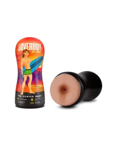 LOVERBOY THE SURFER DUDE STROKER AUTOLUBRICANTE BEIGE