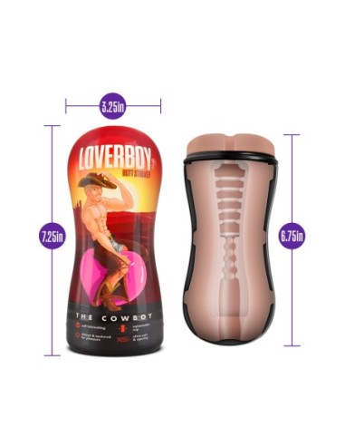 LOVERBOY COWBOY STROKER AUTOLUBRICANTE BEIGE