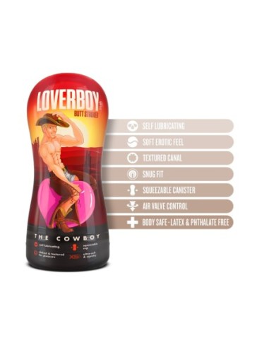 LOVERBOY COWBOY STROKER AUTOLUBRICANTE BEIGE