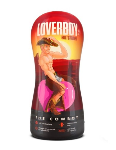 LOVERBOY COWBOY STROKER AUTOLUBRICANTE BEIGE