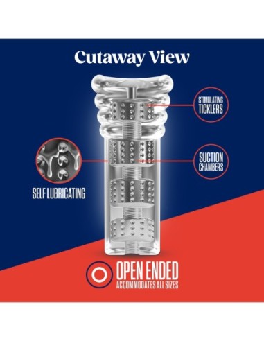 STROKER AUTOLUBRICANTE RIZE LUZ CLARO