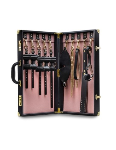 TEMPTASIA PALABRA DE SEGURIDAD BONDAGE KIT CON MALETA NEGRO