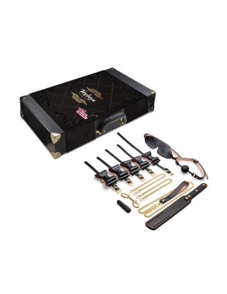 TEMPTASIA SAFE WORD BONDAGE KIT CON MALETA NEGRO
