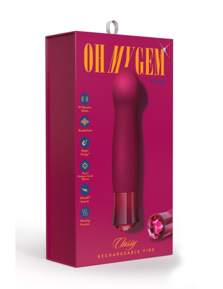 OH MY GEM ELEGANTE ROJO GRANATE