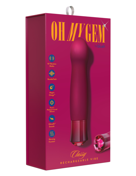 OH MY GEM ELEGANTE ROJO GRANATE